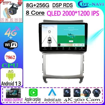 Android 13 Автомобильный Радио Стерео Мультимедийный Видеоплеер Навигация GPS Для Hyundai Veracruz ix55 2006-2015 WIFI BT 4G Экран QLED