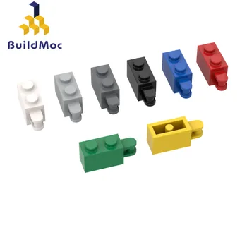 BuildMOC 26597 34816 1x2 с пряжкой кирпич Для строительных блоков Детали DIY Construction Классический Фирменный подарок