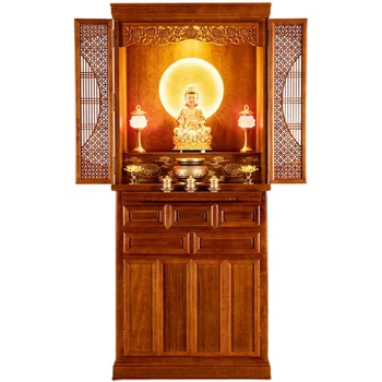 Алтарь в шкафу для одежды ZL Алтарь в стиле китайского святилища, Алтарь Бога богатства Бодхисаттвы