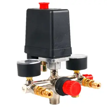 Клапан управления реле давления Хорошая герметичность Простой в использовании Узел клапана давления 90-120PSI Кронштейн клапана давления в сборе