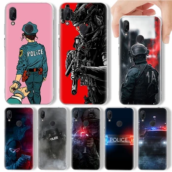 Полицейский Спецназ ФБР Чехол Для Телефона Xiaomi Mi 11 Lite 12X11T 10T 9T 12 Pro 11i 8 9 10 Ultra 5G 5X 6X Мягкий Чехол Силиконовая Оболочка