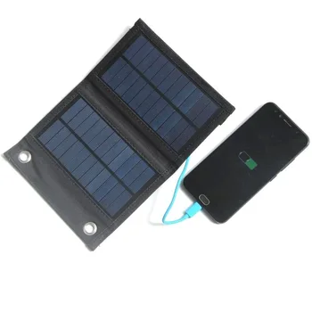 Портативное солнечное складное зарядное устройство для мобильных телефонов мощностью 4 Вт 6 Вт 10 Вт, наружное зарядное устройство