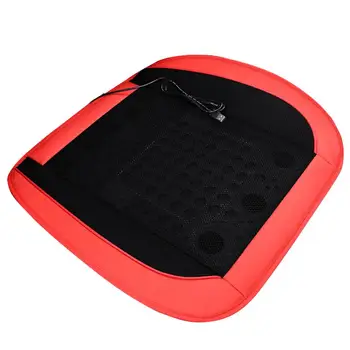 Универсальная охлаждающая Автомобильная подушка вентилятора с воздушной вентиляцией Подушка для автомобильного сиденья Вентиляционная подушка USB Автомобильная летняя подушка для сиденья